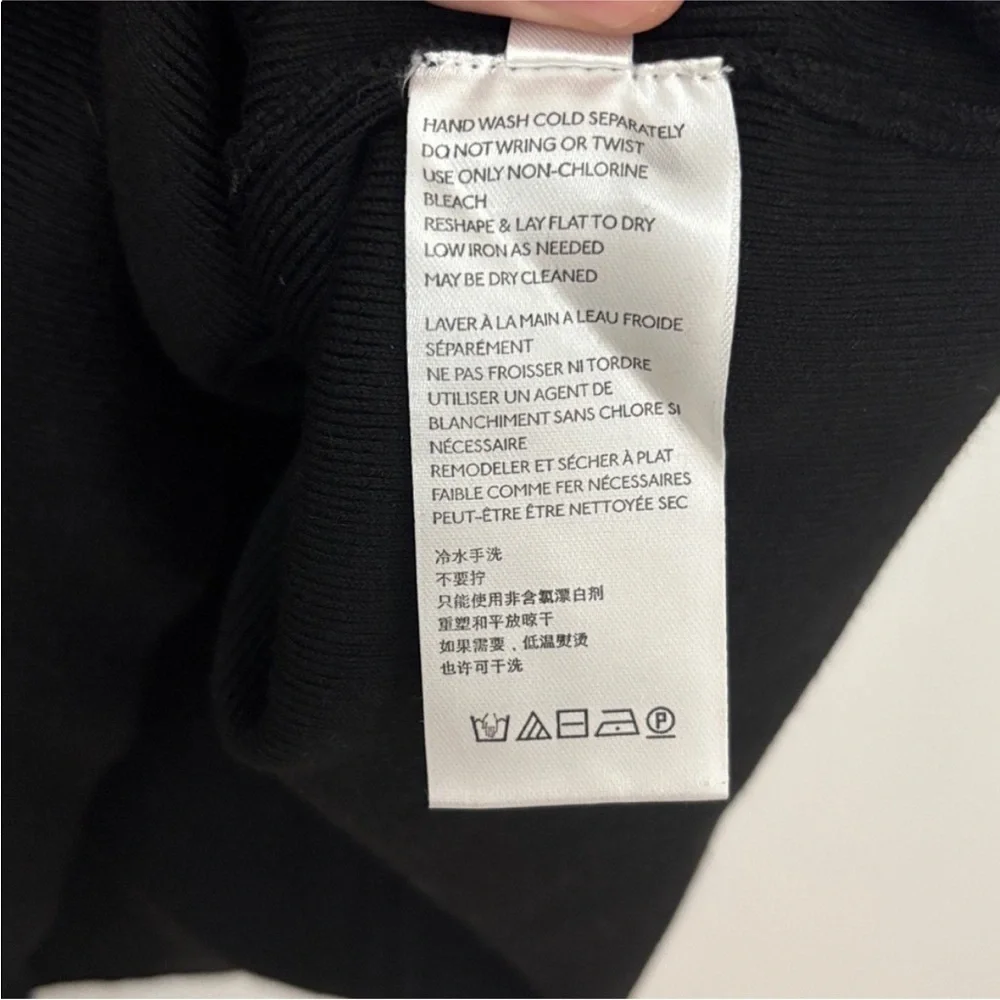 Anthropologie Daily Practice Polo Knit Mini Dress in Black (Price Firm) - Picture 7 of 8